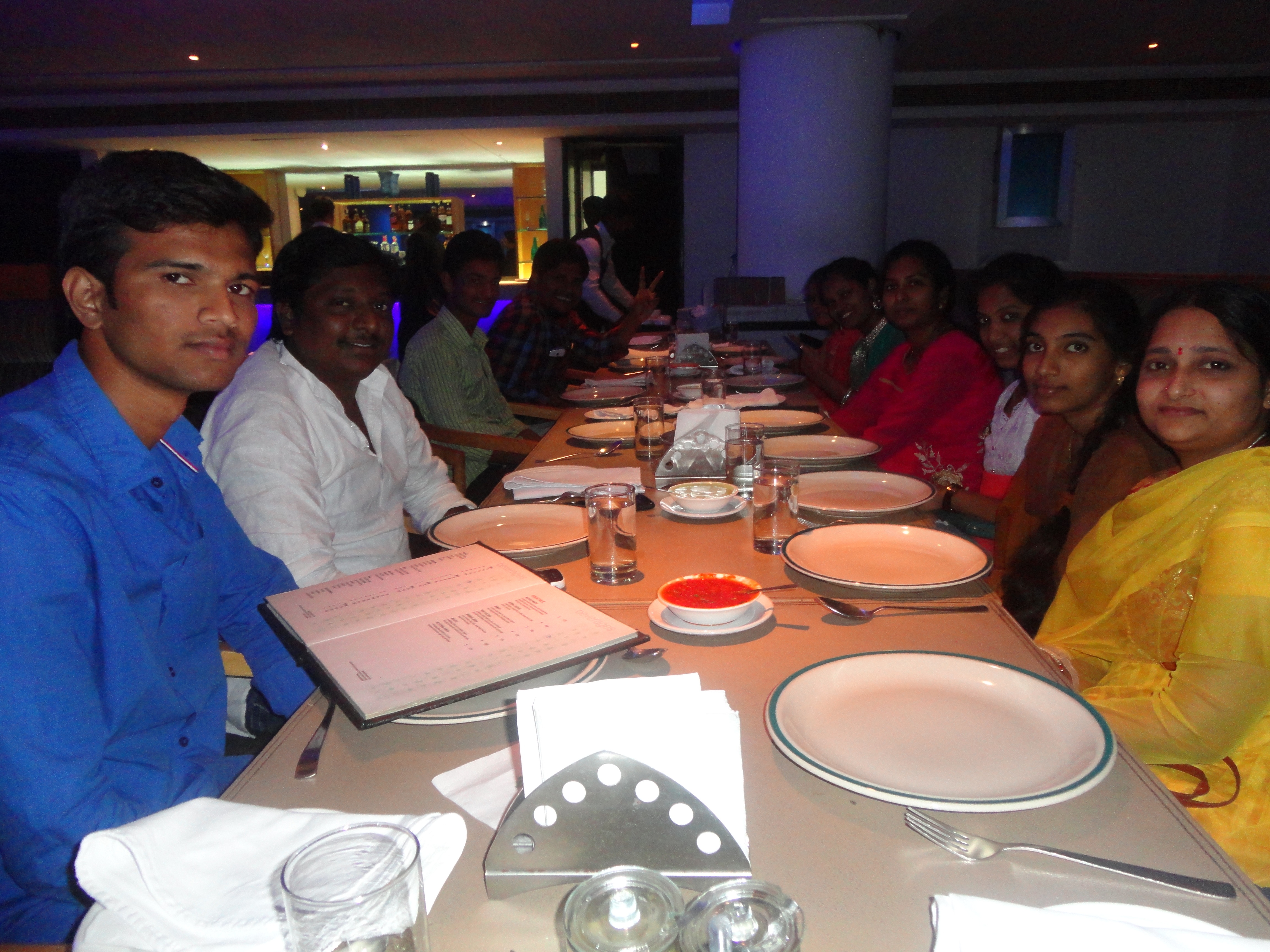 Victory spoken english Students party after completion of the batch